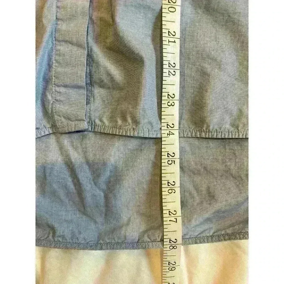 Everlane Boxy Long Sleeve Button Down Tunic Size 00 Oversized Light Blue. Casual - Picture 5 of 8